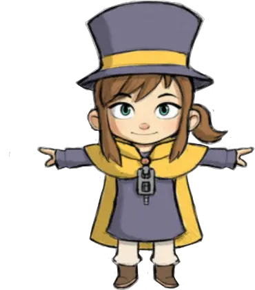  T Pose Hat Kid Transparent A Hat In Time Hat Kid Png Hat Kid Png