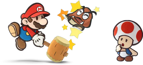  Download Toad Paper Mario Sticker Star Nintendo Paper Png Paper Mario Png