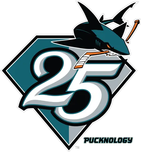  Sharks Ticket Brochure Leaks Their 25th San Jose Sharks 25th Anniversary Logo Png 25th Anniversary Logo