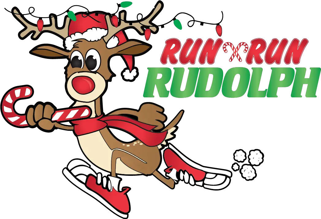  2020 U2014 Tucson Run Rudolph Half Marathon Quarter Rudolph Reindeer Clipart Png Dash Png