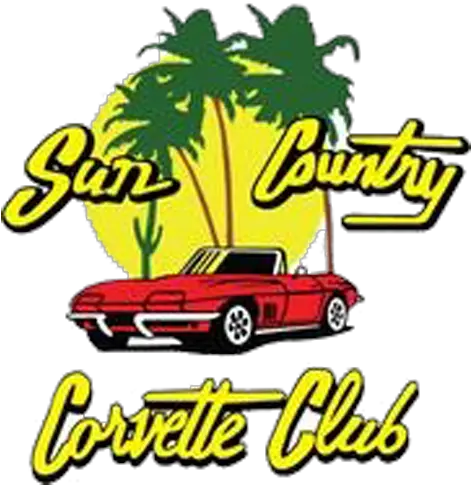  Home Sun Country Corvette Club Automotive Decal Png Corvette Logo Vector