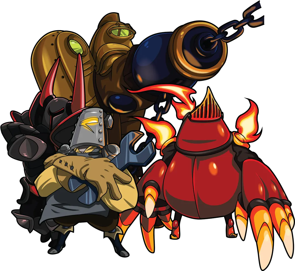  Shovel Knight Mole Knight Treasure Knight Transparent Png Shovel Knight Mole Knight Shovel Knight Transparent