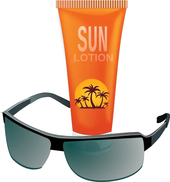  Download Free Png Sunglasses With Sun Tan Lotion Clip Art Transparent Sun Tan Lotion Sunglasses Vector Png