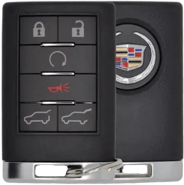  Strattec 6 Button Remote Key Fob Cadillac Logo Driver 1 Cadillac Png Cadillac Logo Transparent