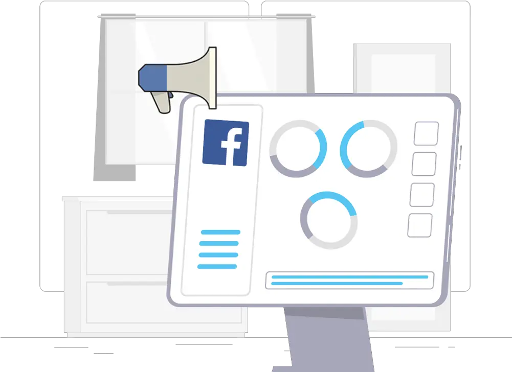  Service Facebook Ads Growthspot Marketing Technology Vertical Png Advertising Option Icon