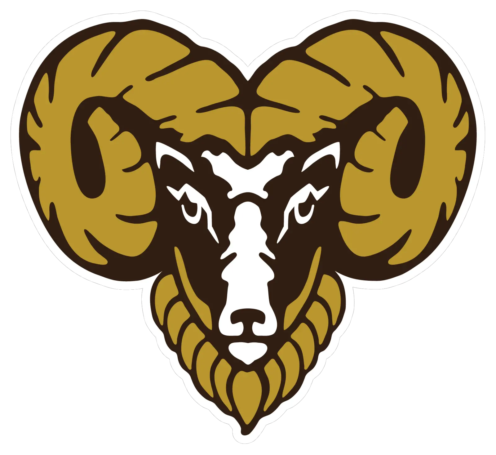  Ram Logo Highlands High School Rams Transparent Cartoon Gold Aries Ram Logo Png Rams Png