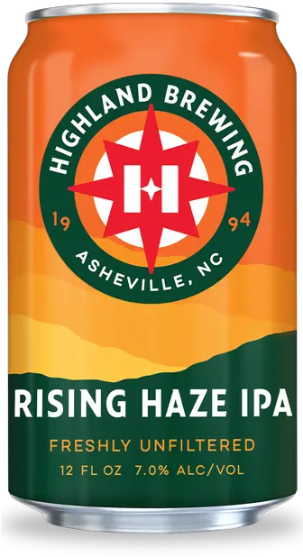  Highland Brewing Adds Rising Haze Ipa Highland Brewing Rising Haze Png Haze Png