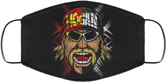  Hulk Hogan Cloth Face Mask Wwe Hulk Hogan Mouth Mask Png Hulk Hogan Png