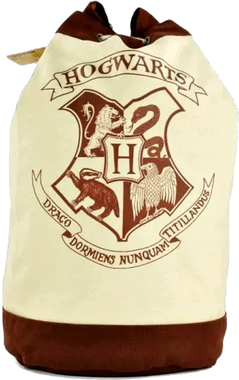  Harry Potter Hogwarts Crest Duffle Bag Hogwarts Logo Black And White Png Hogwarts Png