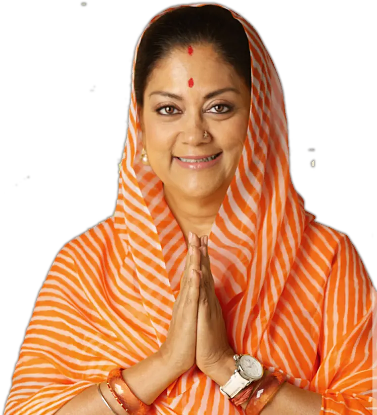  Vasundhara Raje Photo Png Transprent Cm Rajasthan Vasundhra Raje Png Neck Png