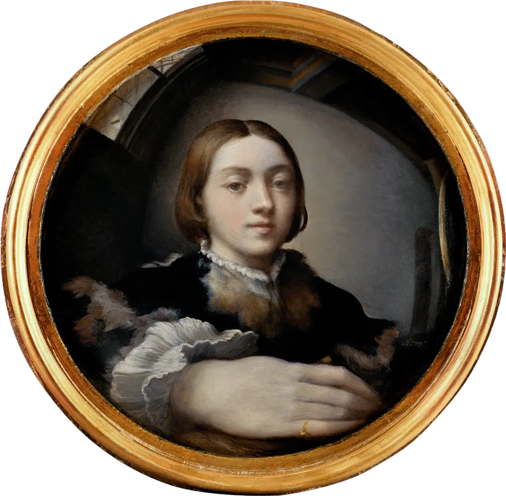  Filefrancesco Mazzola Called Parmigianino Selfportrait Portrait In A Convex Mirror Png Mirror Png