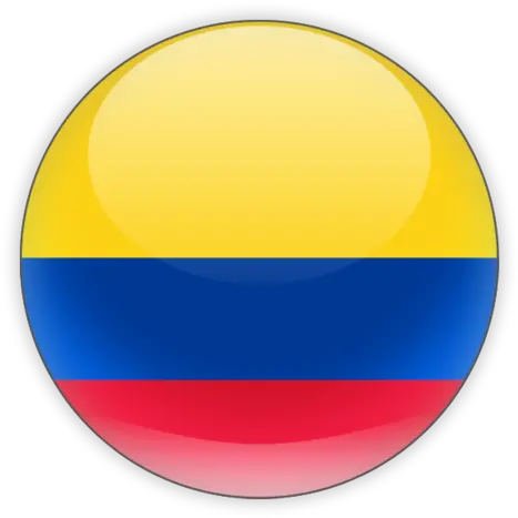  Round Icon Illustration Of Flag Colombia Colombia Flag Icon Png Flag Transparent