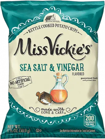  Home Miss Vickies Miss Sea Salt Vinegar Png Bag Of Chips Icon