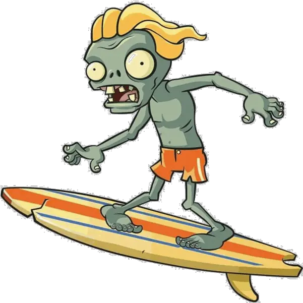  Zombie Surfer Plants Vs Zombies 2 Big Wave Beach Zombies Png Surfer Png