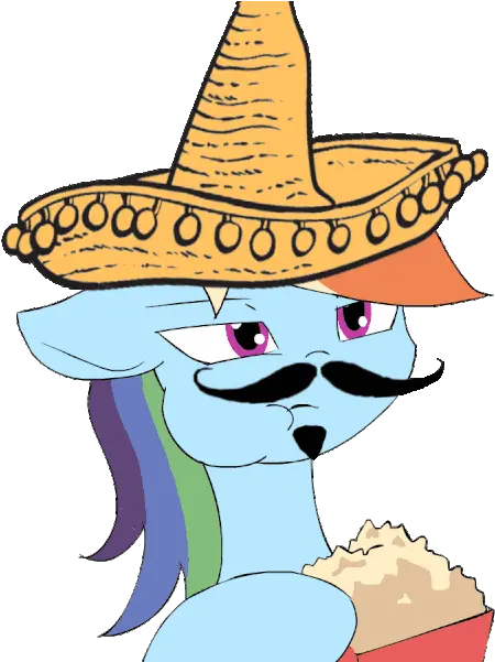  Kanashiipanda Chewing Rainbow Dash Eating Gif Png Sombrero Transparent