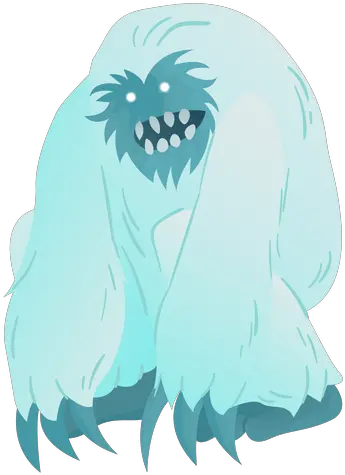  Creepy Eyes Yeti Illustration Png Creepy Eyes Transparent