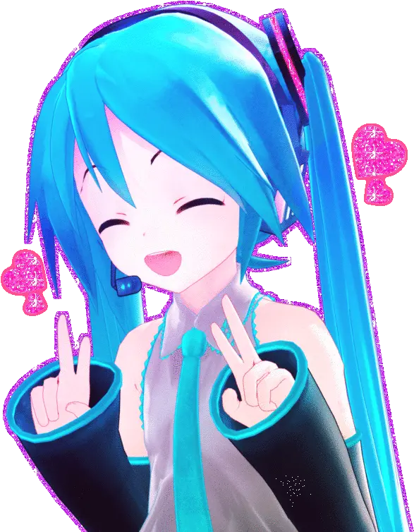  Aesthetic Anime Hatsune Miku Fictional Character Png Miku Icon