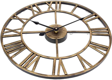  Finvis Gold Large Modern Wall Clock In 2020 Large Wall Wall Clock Png Gold Clock Png