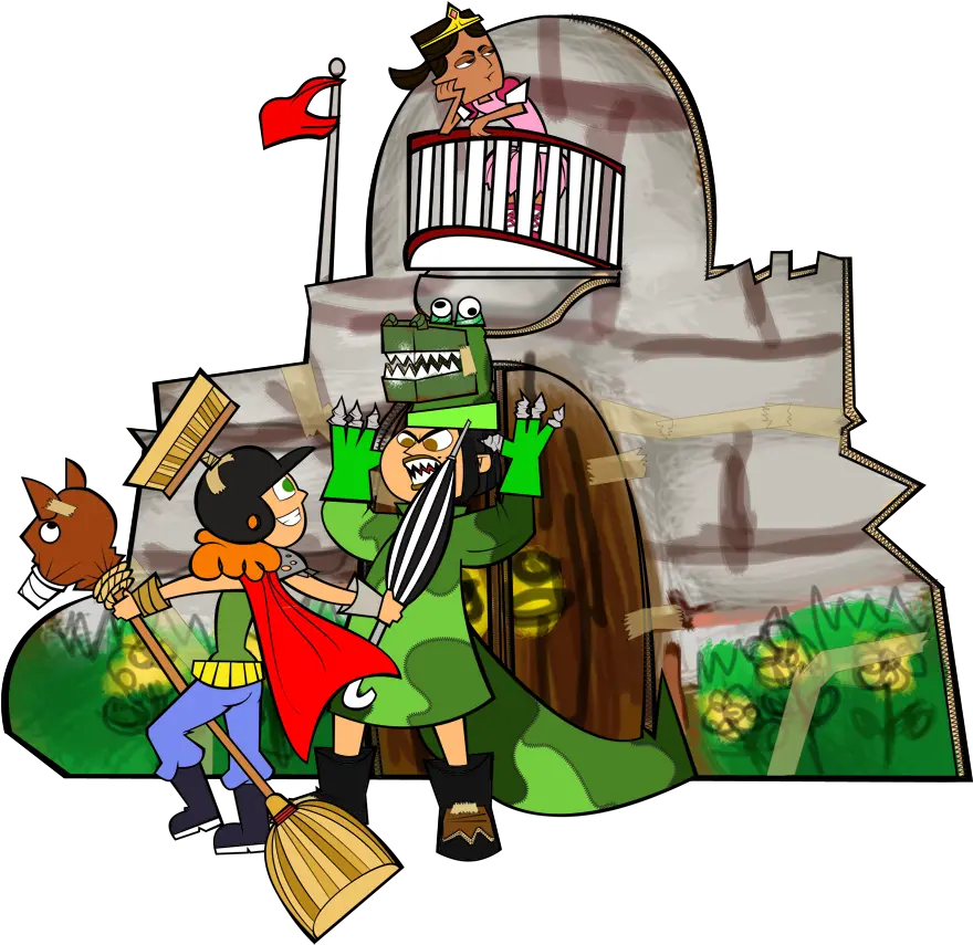  The Epic Tale Of Young E Teatro Epico Dibujo Animado Png Total Drama Island Logo