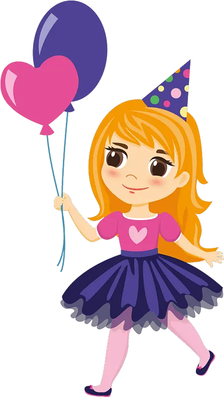  Download Birthday Girl With Balloons Clipart Hd Png Birthday Girl Clipart Png Balloon Clipart Png