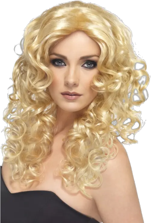  Wig Glamour Style Deluxe Beautiful Blonde Ladies Wig Peluca Rubia Png Blonde Wig Png