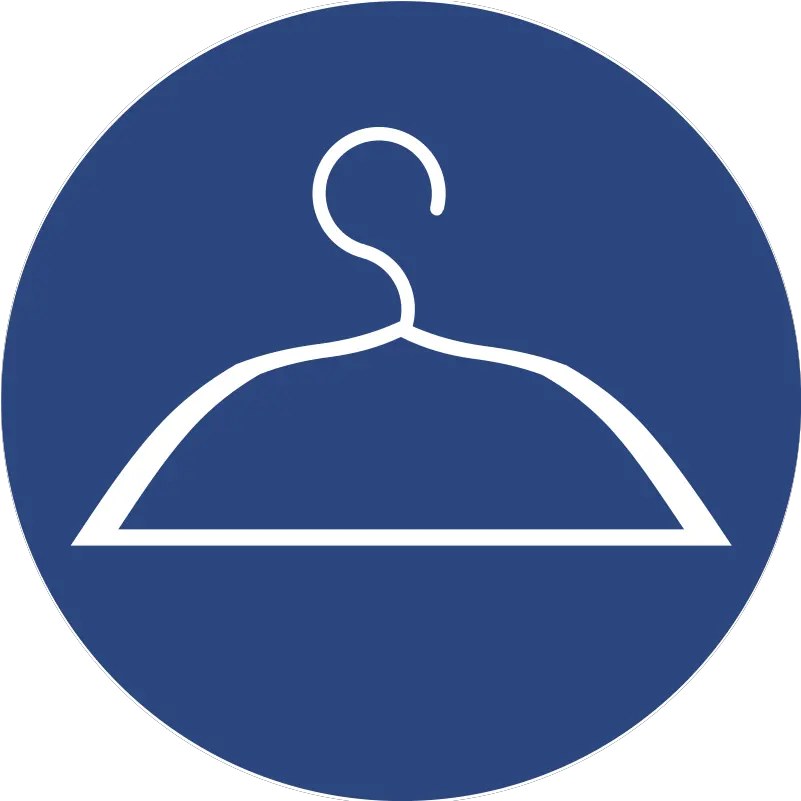  Hanger Icon Blue Png Image With No Vector Free Wardrobe Clothes Hanger Icon