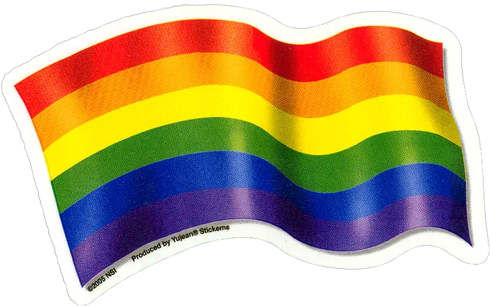  Transparent Lgbt Flag Picture Rainbow Flag Sticker Png Gay Pride Flag Png