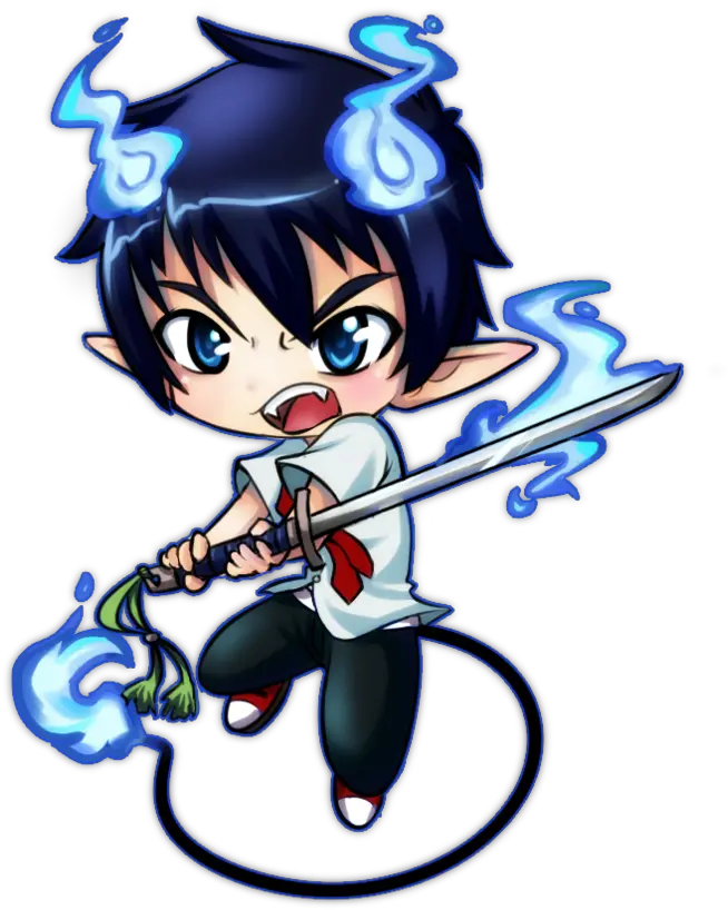  Little Rin Okumra Imgur Cartoon Png Rin Okumura Png