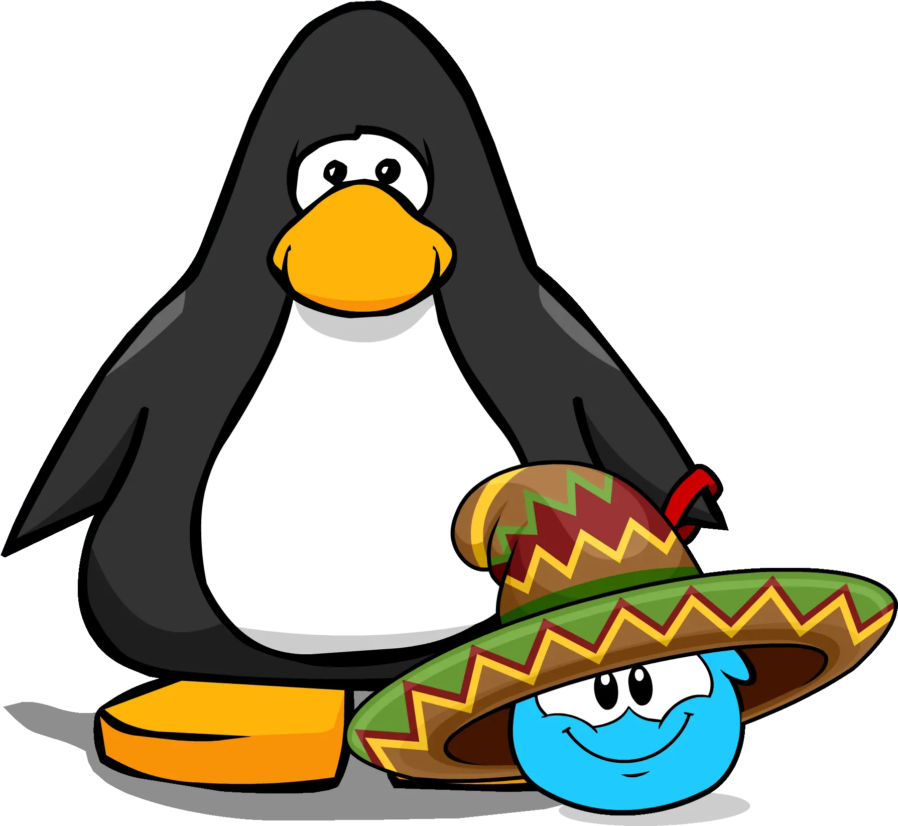  Sombrero Puffle Hat Club Penguin Wiki Fandom Club Penguin Friendship Bracelet Png Sombrero Mexicano Png