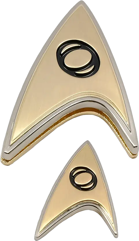  Enterprise Science Badge And Pin Set From Quantum Mechanix Star Trek Discovery Enterprise Badge Pin Set Png Sci Fi Icon Sets