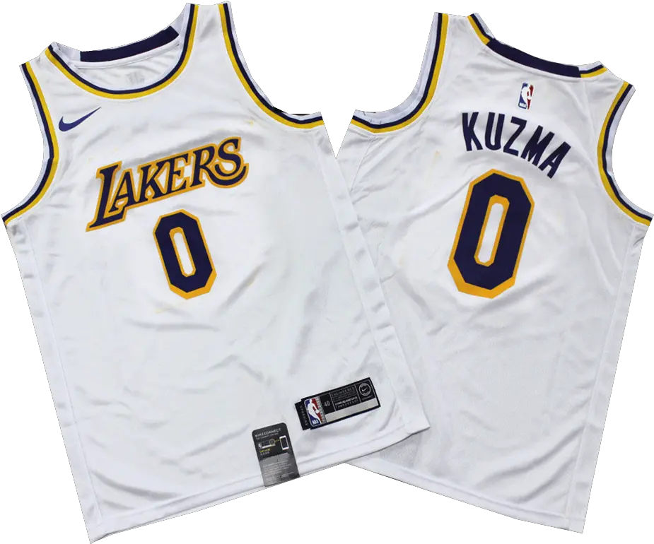  Lakers Jersey Nike Kuzma Bryant Nike White Jersey Png Lakers Icon Jersey