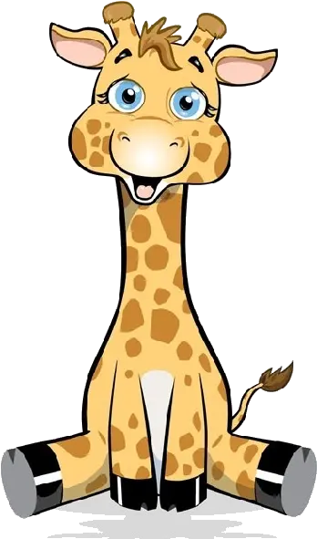  Download Hd Cute Baby Giraffe Cartoon Images Cartoon Cute Baby Giraffe Drawing Png Giraffe Transparent