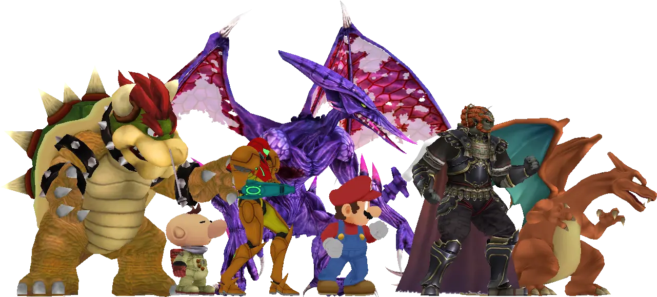  Ridley Is Too Big Comparison Super Smash Bros Ultimate Super Smash Bros Godzilla Png Ridley Png