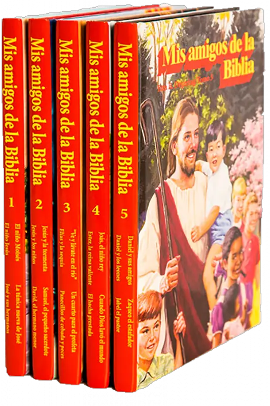  Mis Amigos De La Biblia 5 Vols Book Cover Png Biblia Png