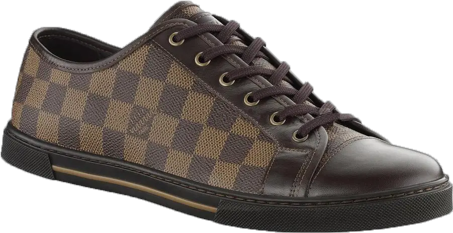  Louis Vuitton Punchy Sneaker In Damier Canvas 1 Psd Louis Vuitton Punchy Sneakers Png Sneaker Png