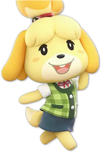  Isabelle Vs Luigi Matchup Videos Smash Bros 4 Ssbworldcom Isabelle Animal Crossing Happy Png Luigi Plush Png