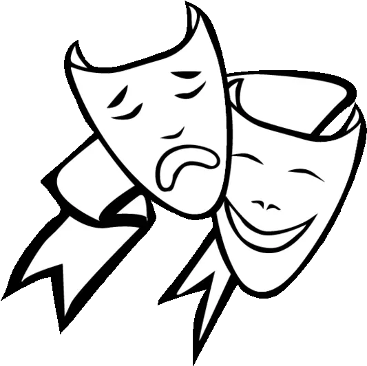  Kids Theatre Masks Clipart Best Drama Simple Drawing Png Drama Masks Icon