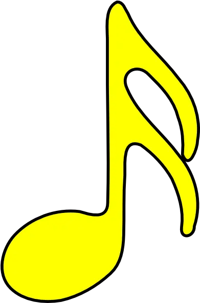  Music Note Pics Free Download Yellow Music Notes With Transparent Background Png Quarter Note Png