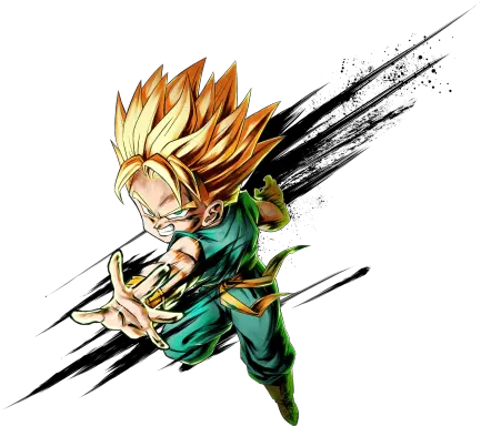  Sp Super Saiyan Kid Trunks Yellow Dragon Ball Legends Trunks Kid Dbl Png Super Saiyan Transparent