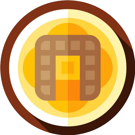  Waffle Png Icon Circle Waffle Png