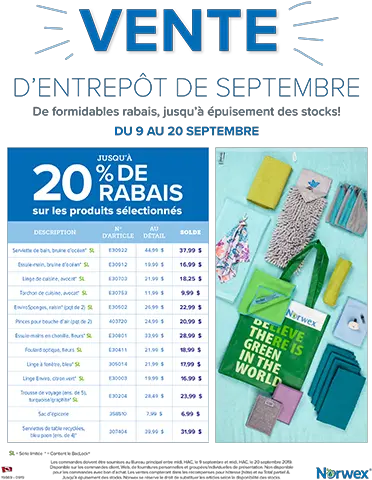  Norwex Resource French Ca Joignez Vous Gratuitement Norwex Warehouse Sale September 2019 Png Norwex Logos