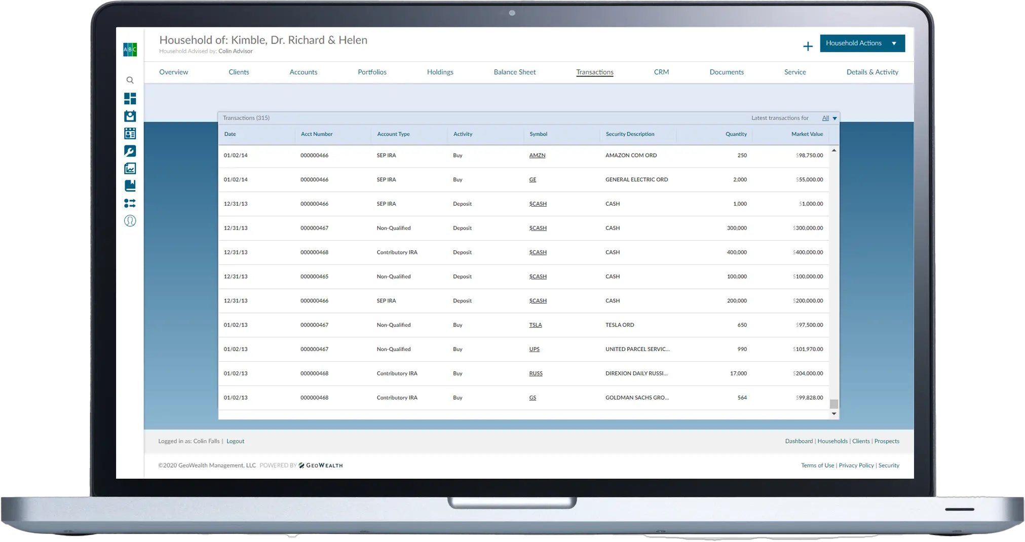  Advisor Technology Geowealth Dot Png Client Portal Icon