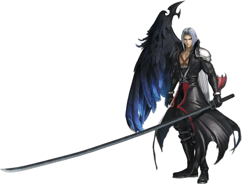  7 Days Of Video Game Characters Sephiroth One Winged Angel Png Sephiroth Png