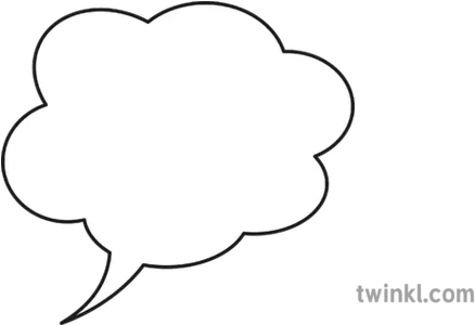  Speech Bubble 9 Black And White Line Art Png Speech Bubble Transparent