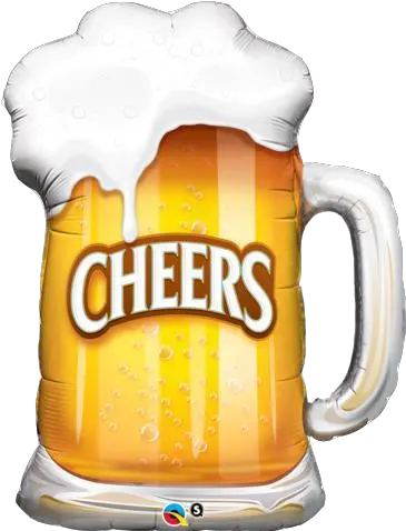  Beer Cheers Balloon With Helium Happy Birthday Beer Mug Png Cheers Png