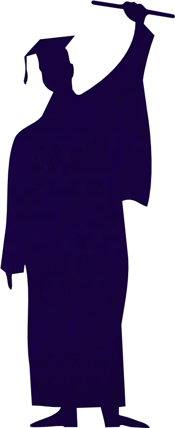  Diploma Unisex Png Student Silhouette Png