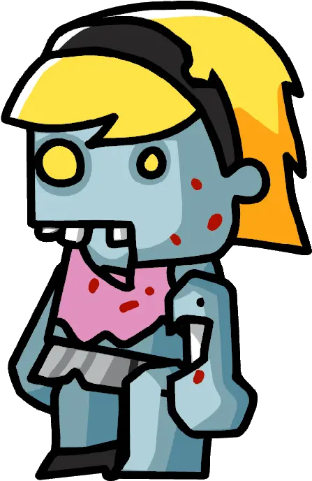  Scribblenauts Zombie Transparent Png Fictional Character Zombie Transparent