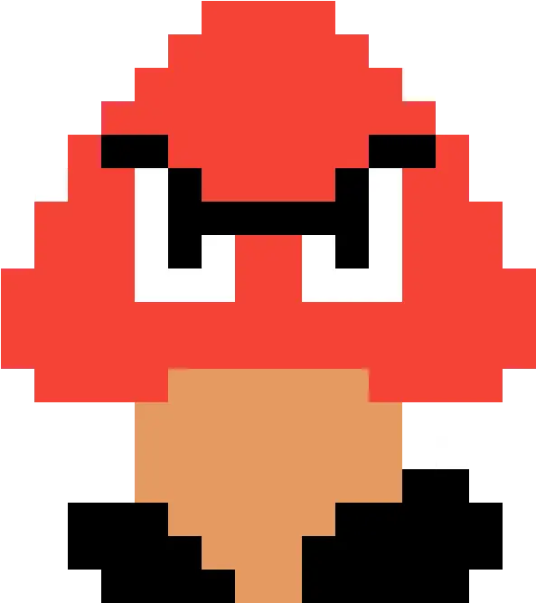  T Shirt 8 Bit Goomba Png 8 Bit Mario Png