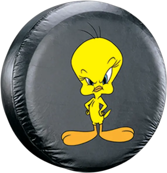  Warner Bros Tweety Attitude Tire Cover Tweety Bird Tire Cover Png Warner Bros Animation Logo