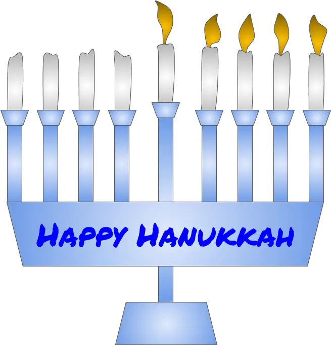  Hanukkah Menorah Coffee Png Lit Png